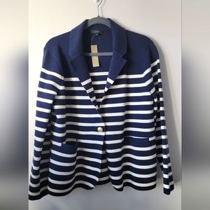 J Crew sweater blazer size L